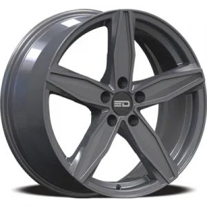 Euro Design – Berlin – Gunmetal – 16″x7″ 42mm – All weather Wheels – BER1670G4267GGM